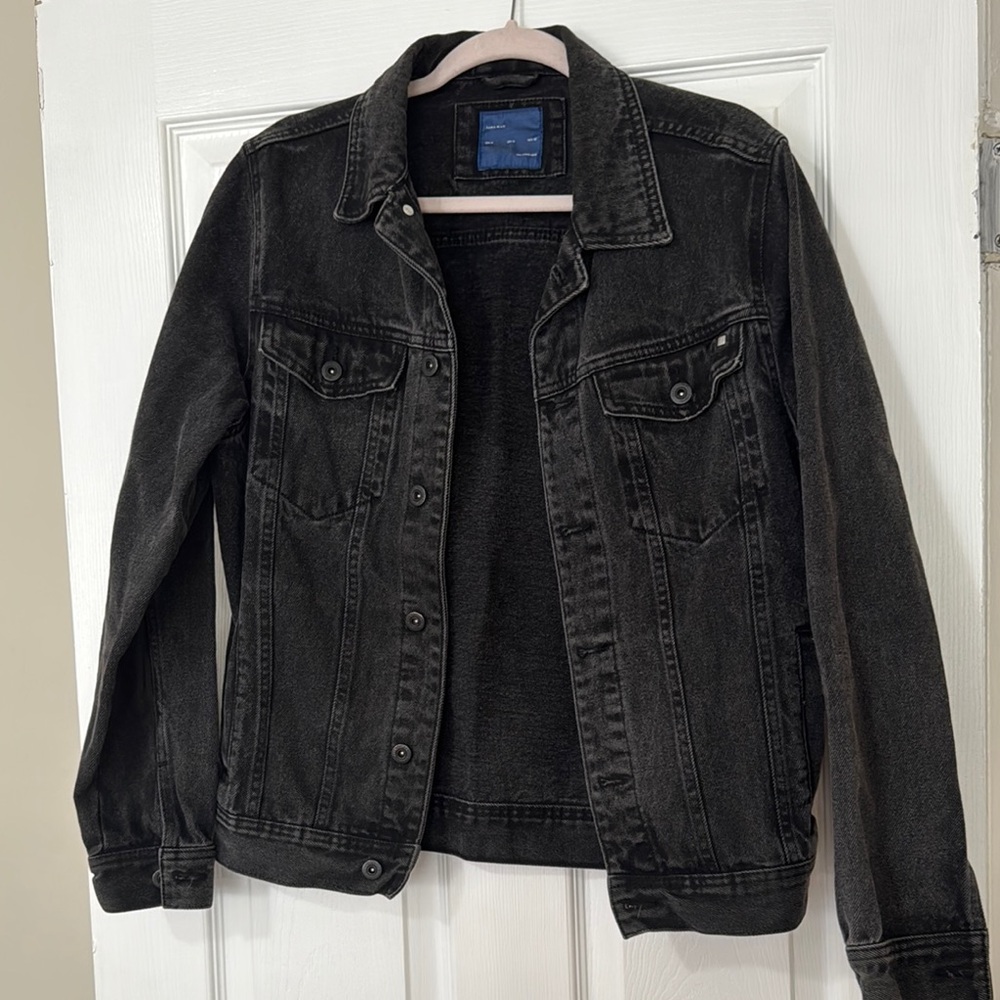 Zara Black Lightweight Shirt Jacket Classic Design